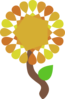 Unique Yellow Flower Clip Art